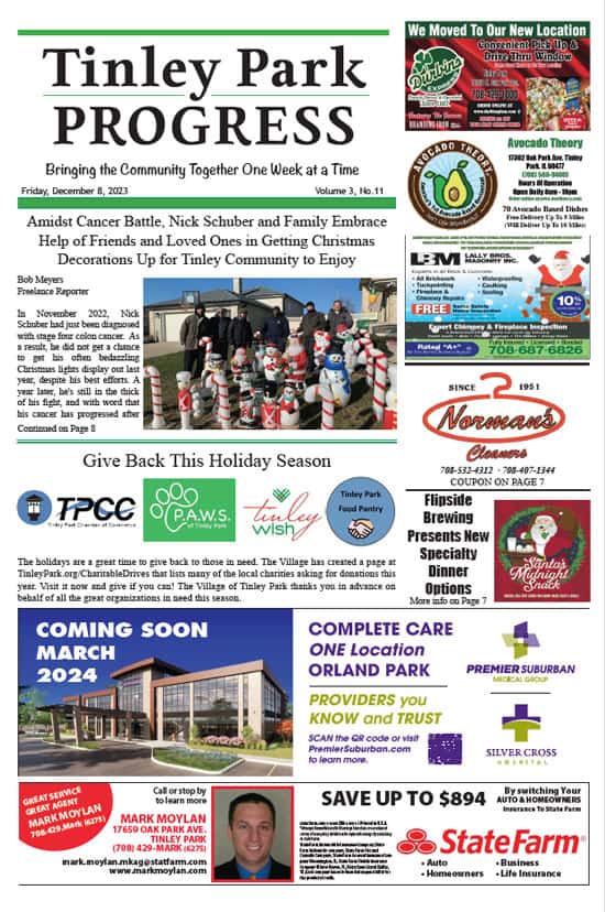 December 8, 2023, Tinley Park Progress
