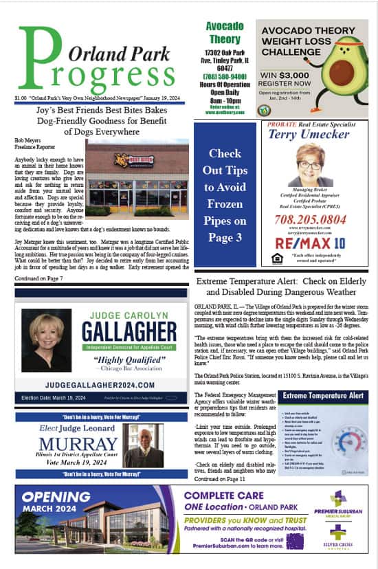 January 19, 2024, Orland Park Progress