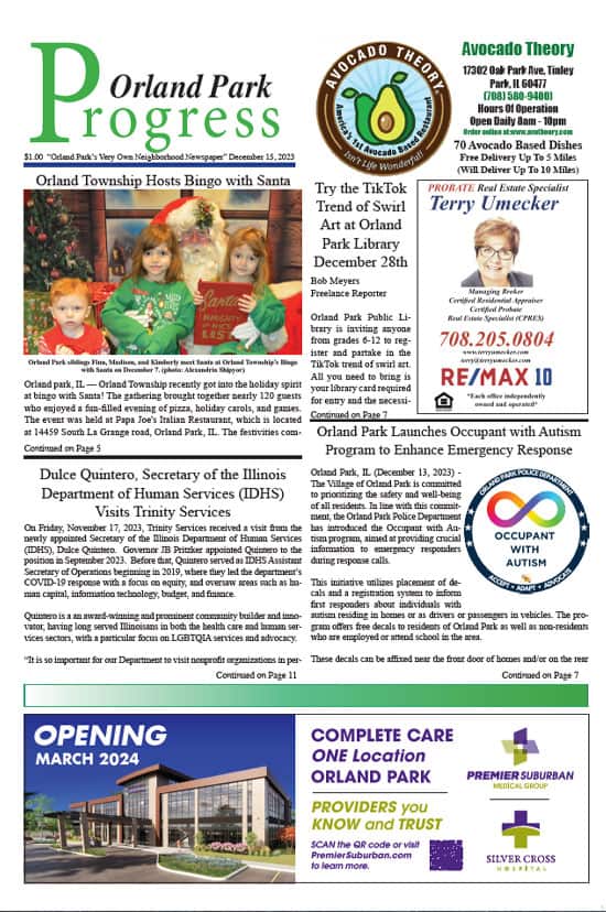 December 15, 2023, Orland Park Progress